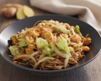 Nouilles chinoises au poulet et au gingembre