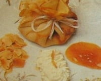 Crêpes en aumônières à la frangipane