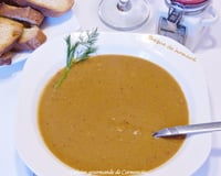 Bisque de homard à ma façon