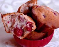 Petits cakes aux framboises pour l'heure du goûter
