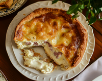 Quiche jambon & vache qui rit