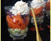 Céviche St Jacques-dorade et sa chantilly au citron vert