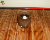 Petite verrine de crème chocolat vapeur