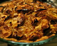 Tarte aux pommes et aux oignons