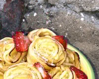 Roses feuilletées aux pommes faciles