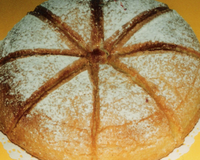 Formule ancienne de gâteau Parisien aux amandes appelé aussi " Pain complet "