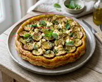 Tarte tatin de courgettes