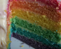 Rainbow cake Frenchie