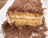 Cake anti-gaspi chantilly & chocolat