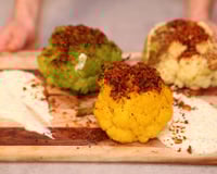 Chou-fleur rôti au Dukkah maison, yaourt au lait de brebis