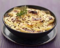 Un délicieux gratin juste relevé.