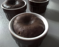 Timbales gourmandes chocolat au cœur coulant