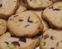 Cookies pistache-amandes-cranberries