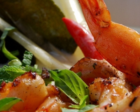 Soupe de crevettes au lait de noix de coco