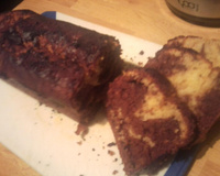 Cake marbré chocolat