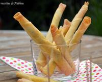 Un petit truc tout simple pour accompagner l'apéritif :-) Peut se préparer un peu à l'avance mais pas trop car les bricks risquent de ramollir...…