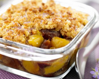 Crumble de Palets Bretons aux prunes