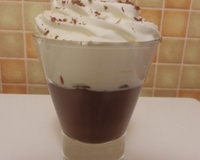 Crème au chocolat et sa chantilly