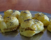 Petits choux apéritifs au foie gras
