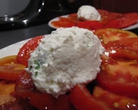 Glace au chèvre maison