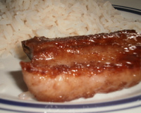 Travers de porc caramélisés