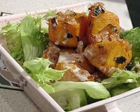 Salade de potiron grillé au macis