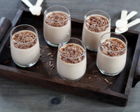 Panna cotta au chocolat