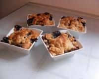 Crumble poire et chocolat maison