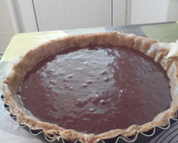 Tarte au chocolat d'automne