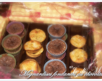 Duo de mignardises light poire et chocolat