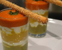 Une belle présentation pour une entrée légère, pleine de fraîcheur et de saveur.