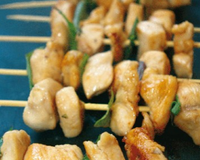 Des brochettes très goûteuses.
