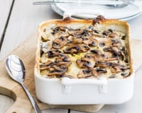 Gratin de champignons LOU et pommes de terre