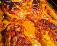 Gratin de quenelles & Saint-Jacques au homard