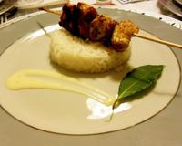 Brochettes idéales pour accompagner du riz.