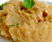 Ecrasée de pommes de terre aux noisettes