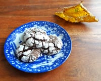 Biscuits craquelés au chocolat rapide