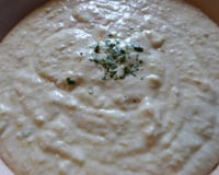 Purée aux haricots et beurre