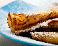 Crêpes sucrées à la vanille