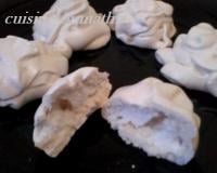 Meringues blanches et moelleuses