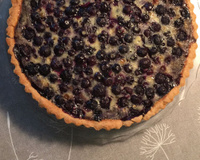 Tarte aux myrtilles des bois