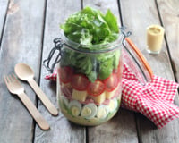 Salade en bocal