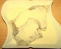 Lieu noir à la crème de Boursin