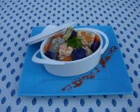 Une petite version de la blanquette côté mer, très légère et savoureuse !