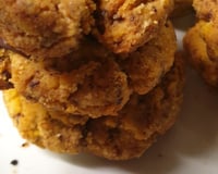 Cookies au chocolat et chapelure de pain rassis