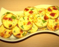 Flans au chorizo et poivron