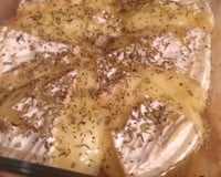 Camembert rôti au miel
