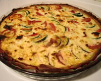 Tarte courgette feta tomates sechées