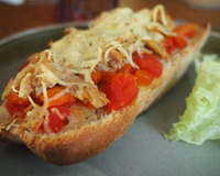 Tartines aux légumes et au thon rapides