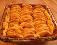 Gâteau aux pommes crues